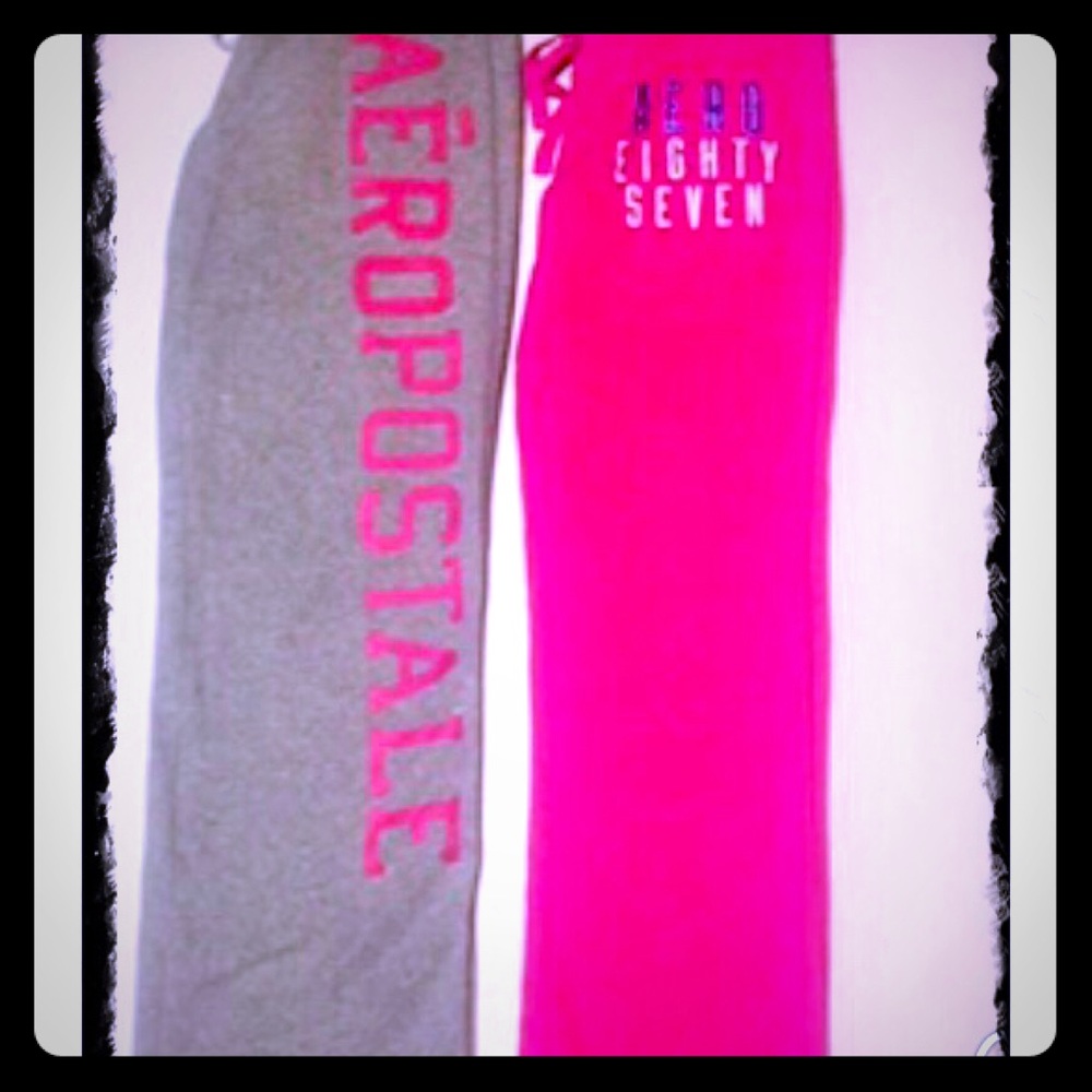 2 adorable pairs of Aeropostale pants!