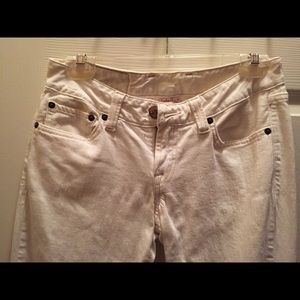 Lucky brand size 28 straight leg white jeans
