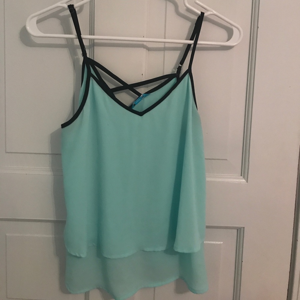 SUPER CUTE LIGHT BLUE TOP