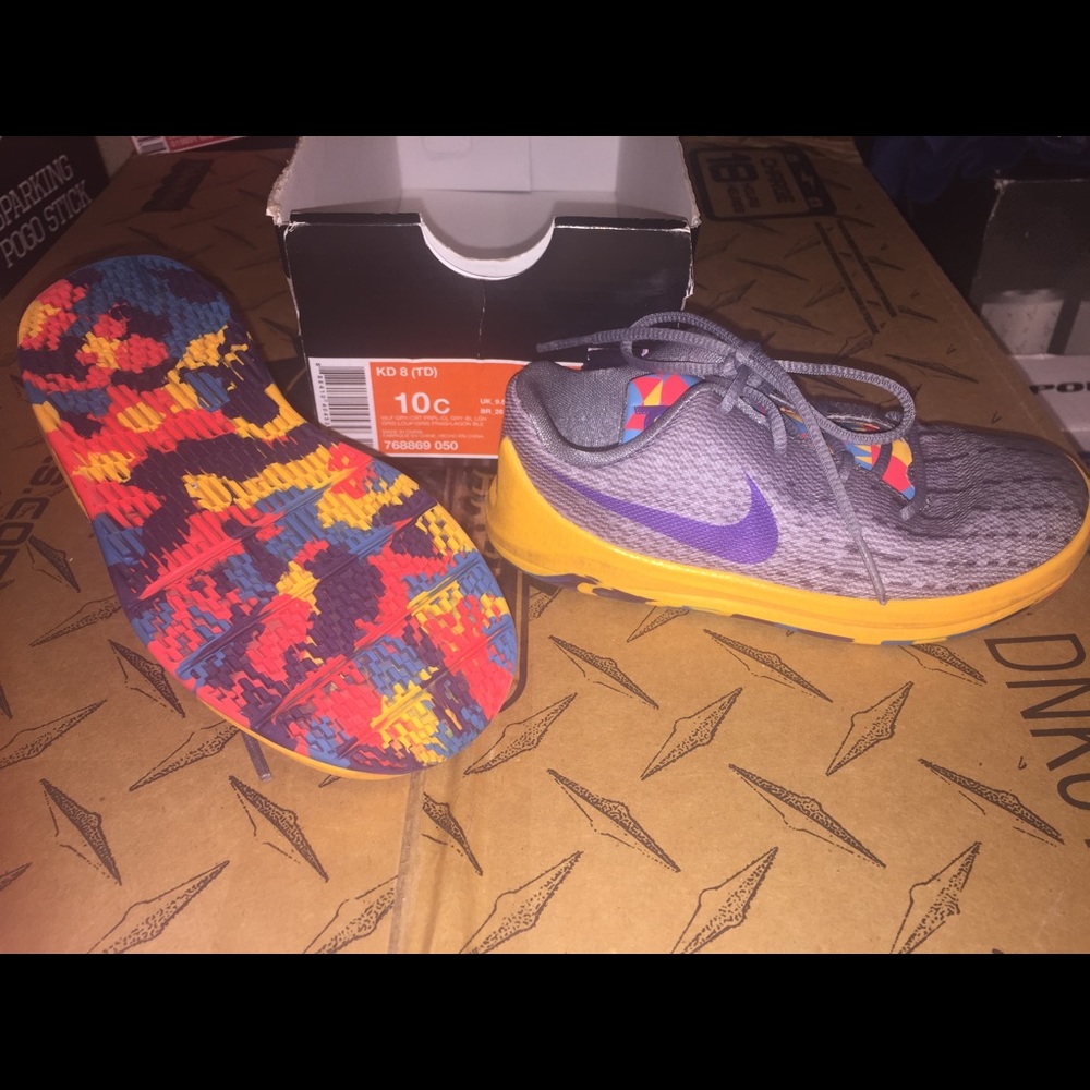 Kids Nike KD shoes Multicolor sz 10c