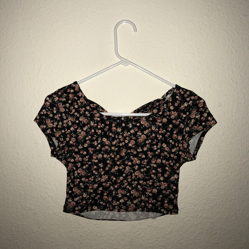 Floral crop top