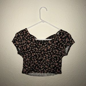 Floral crop top