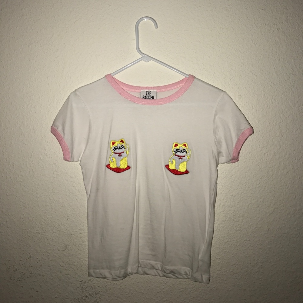 Ragged priest cat shirt