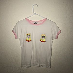 Ragged priest cat shirt