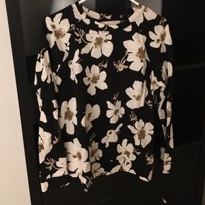 Ann Taylor LOFT floral sweatshirt