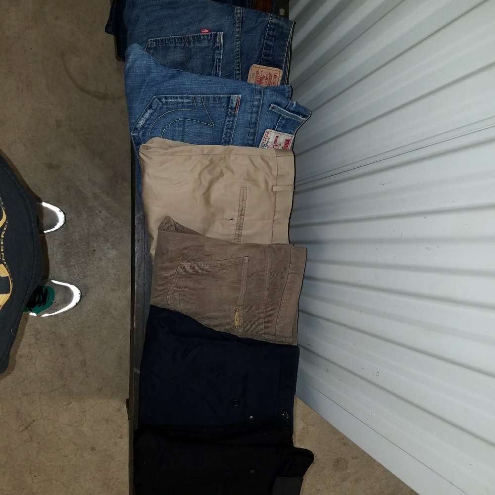 6 pairs of jean/slacks