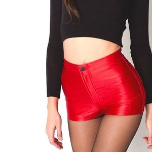 American Apparel Disco Short - Red