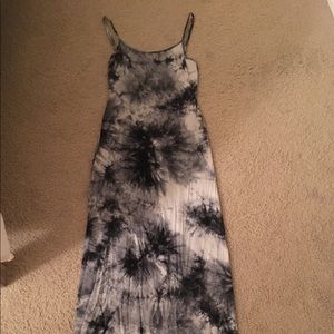 Tie dye maxi dress