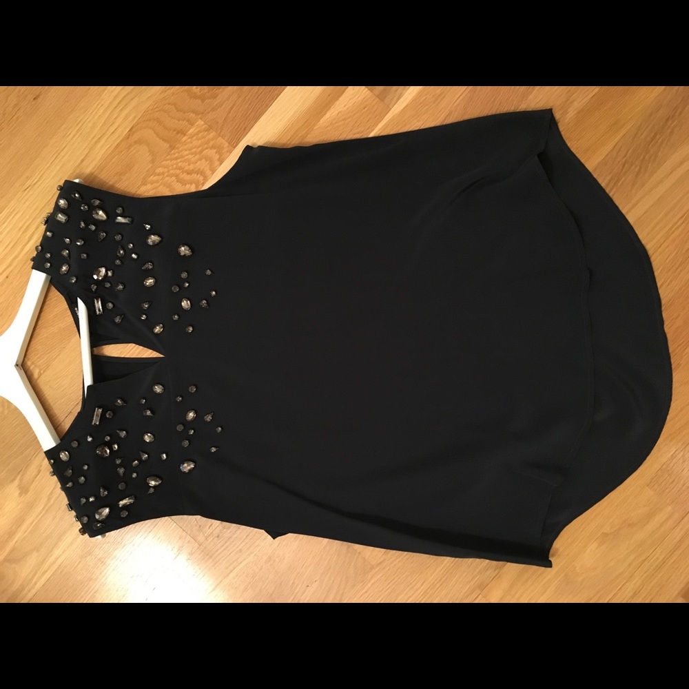 Club Monaco Silk Constellation top in Large