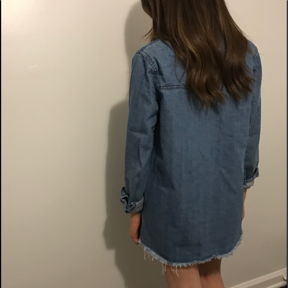 Oversized denim jacket