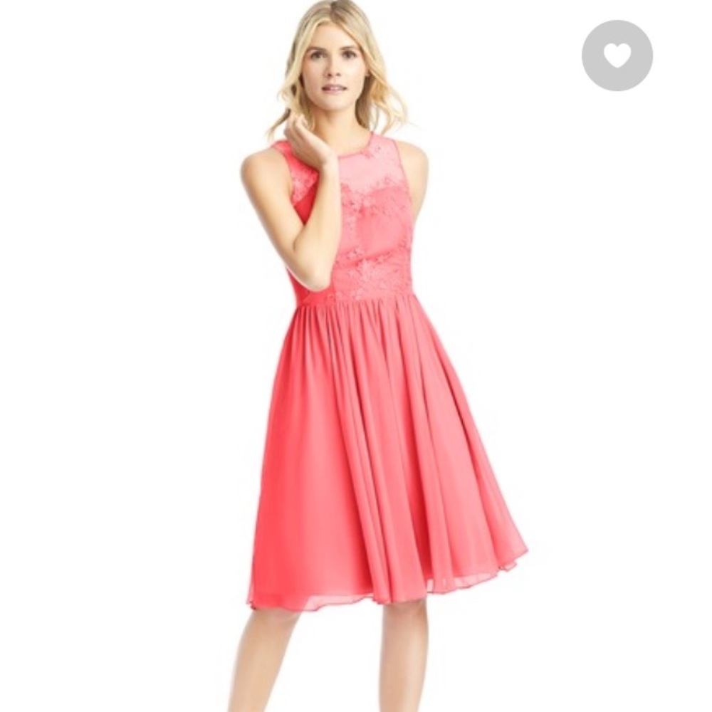 Azazie Victoria watermelon dress