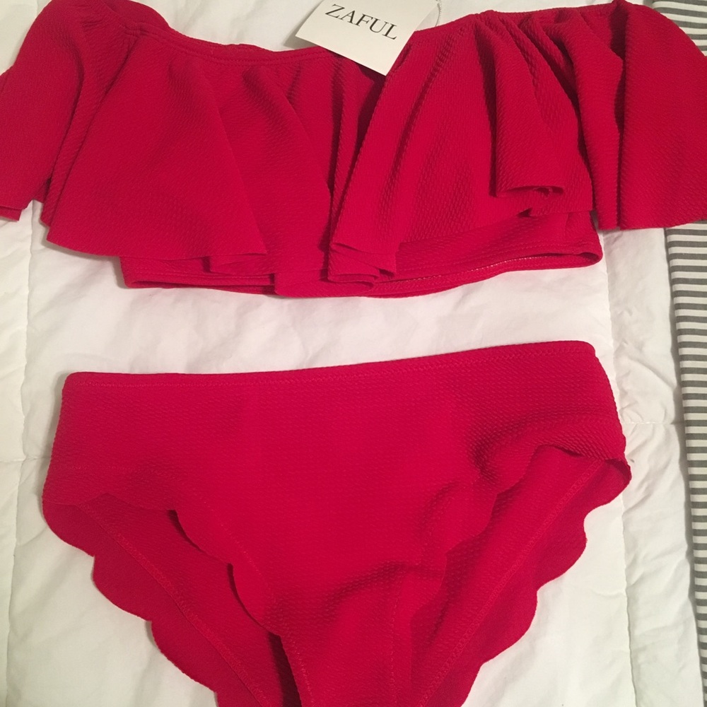 Red bikini