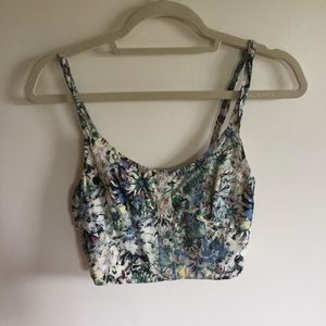 Adorable floral crop top