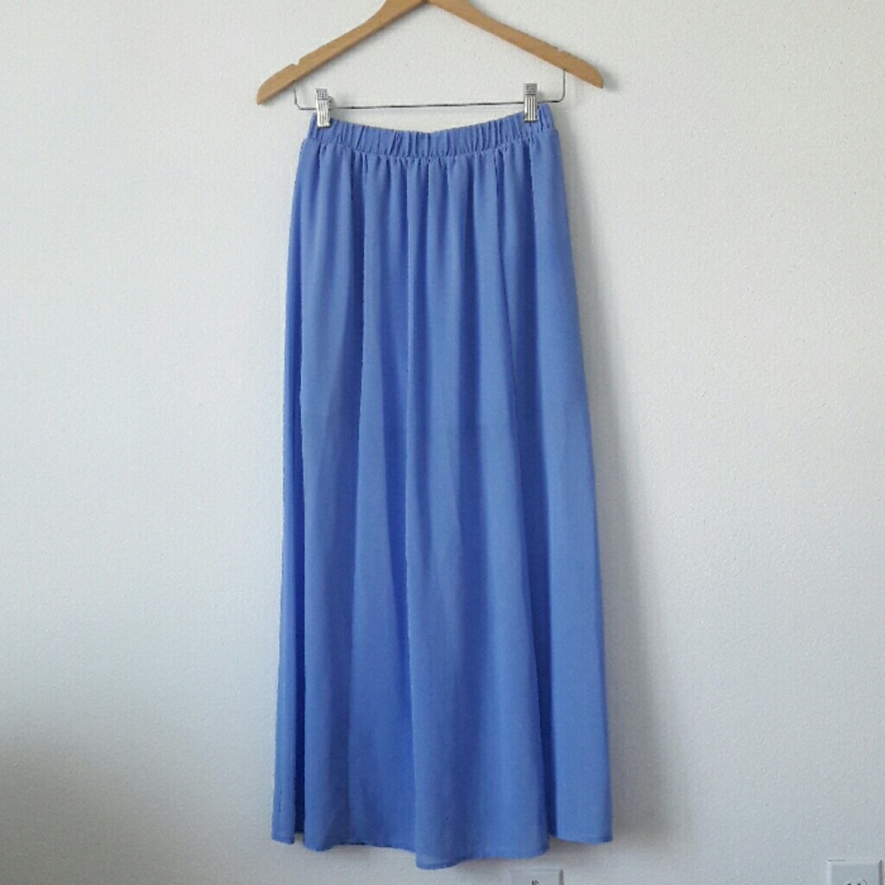 Forever 21 Lavender Maxi Skirt with Slit