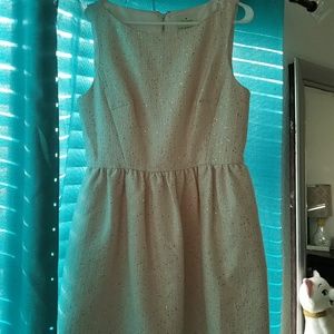 Kate spade sparkly dress champagne color