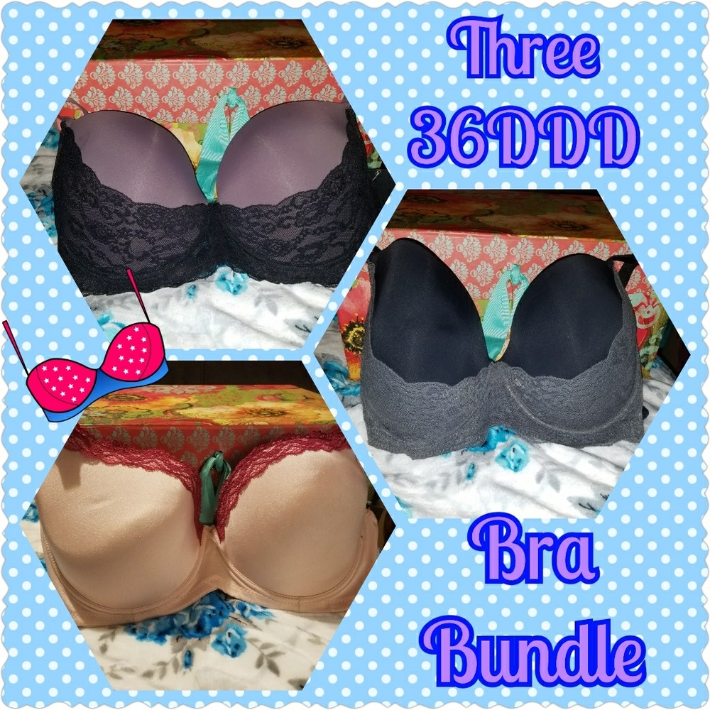 NWT 36DDD Push Up Bras