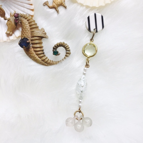 . {OCEAN TRIO} Statement handmade earrings 3x - Picture 3 of 8