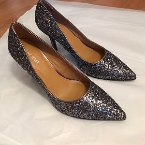 Nine West Glitter Pumps