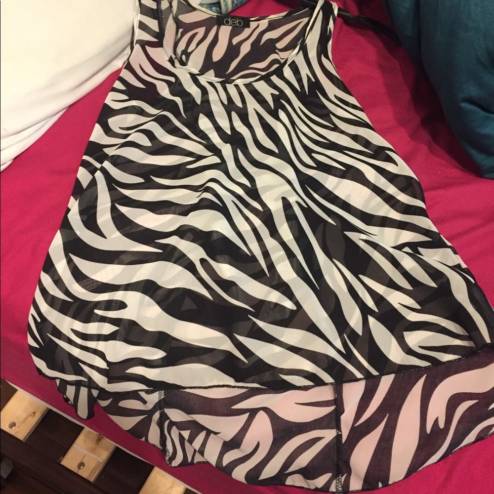 Deb zebra blouse
