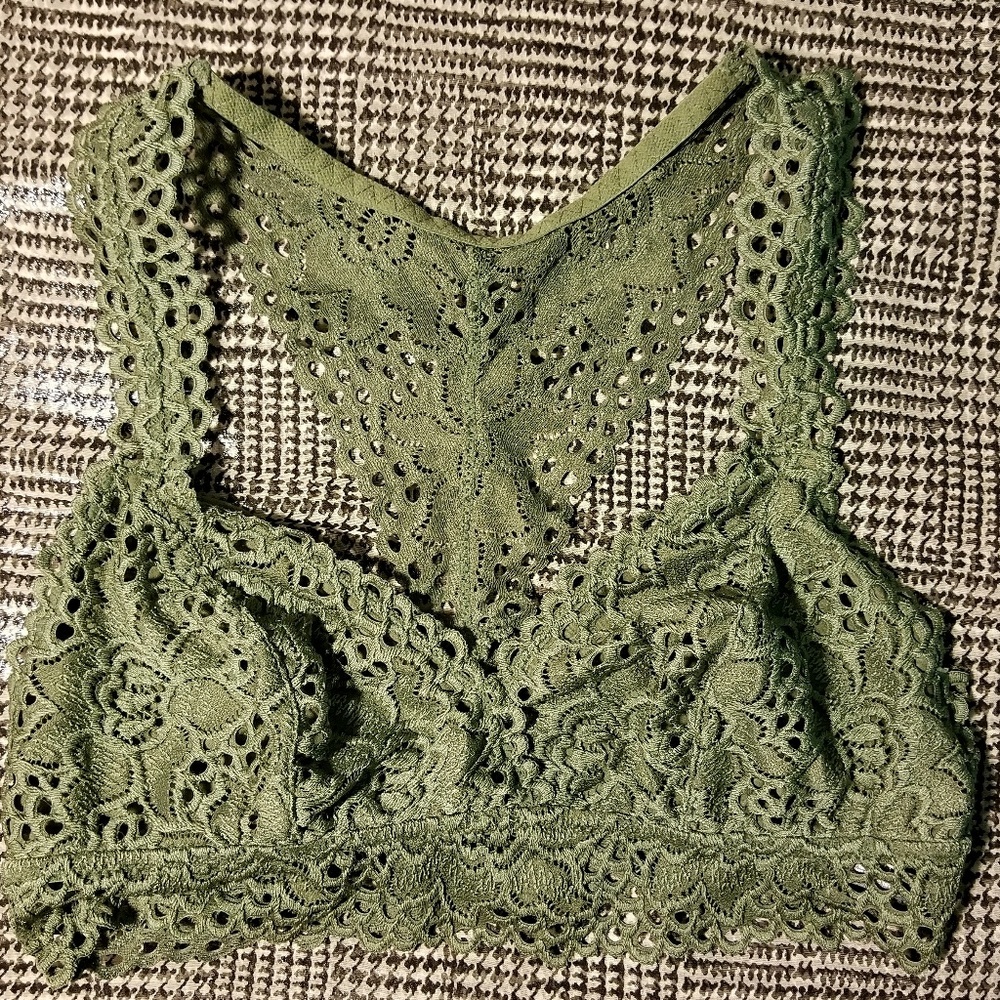 Aerie Boho Lace Racerback Bralette