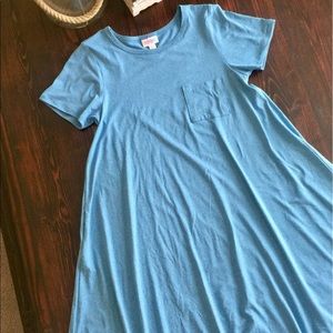 PRICE FIRM🌟XXS Lularoe Heathered Blue Carly