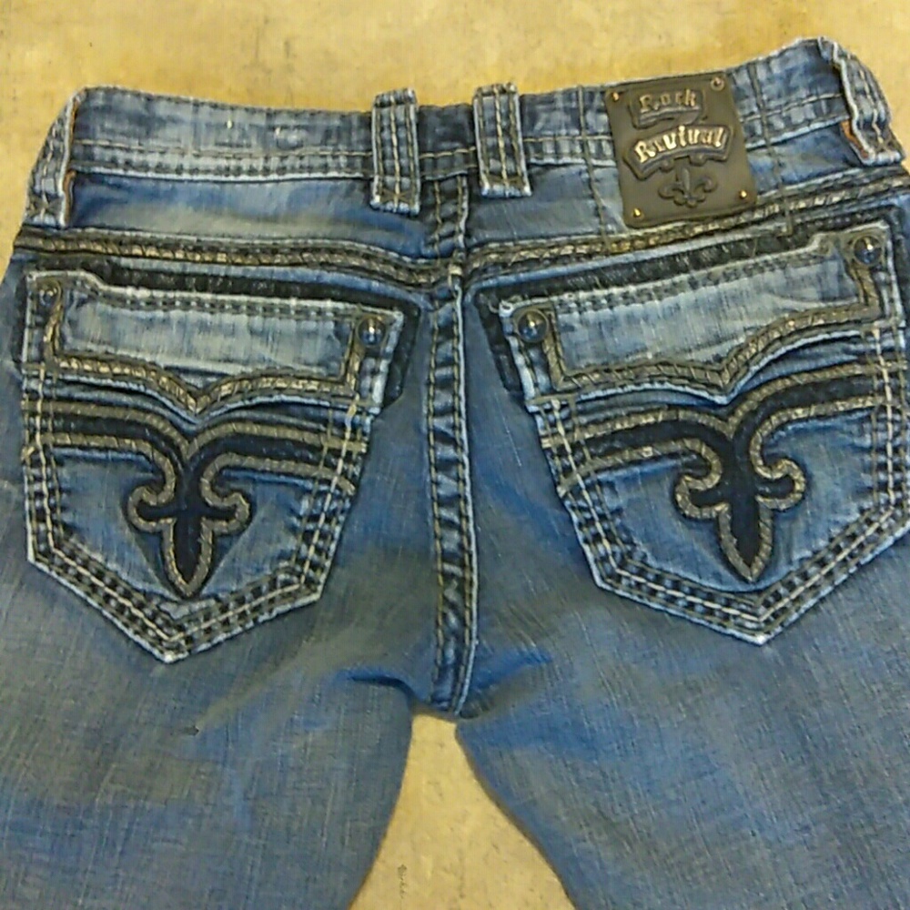 Rock Revival Frank Slim Straight 31"W  30.5"L