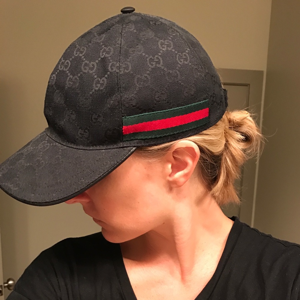 NEW Gucci Original Canvas Baseball Hat