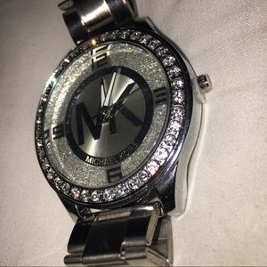 Silver MK watch