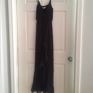 Parker Black Chiffon Dress