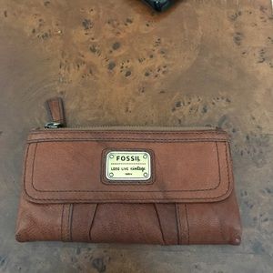 Fossil leather wallet
