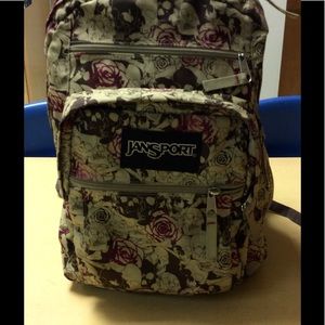 Jansport skull & roses backpack