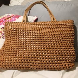 Hobo International Leather Weave Tote