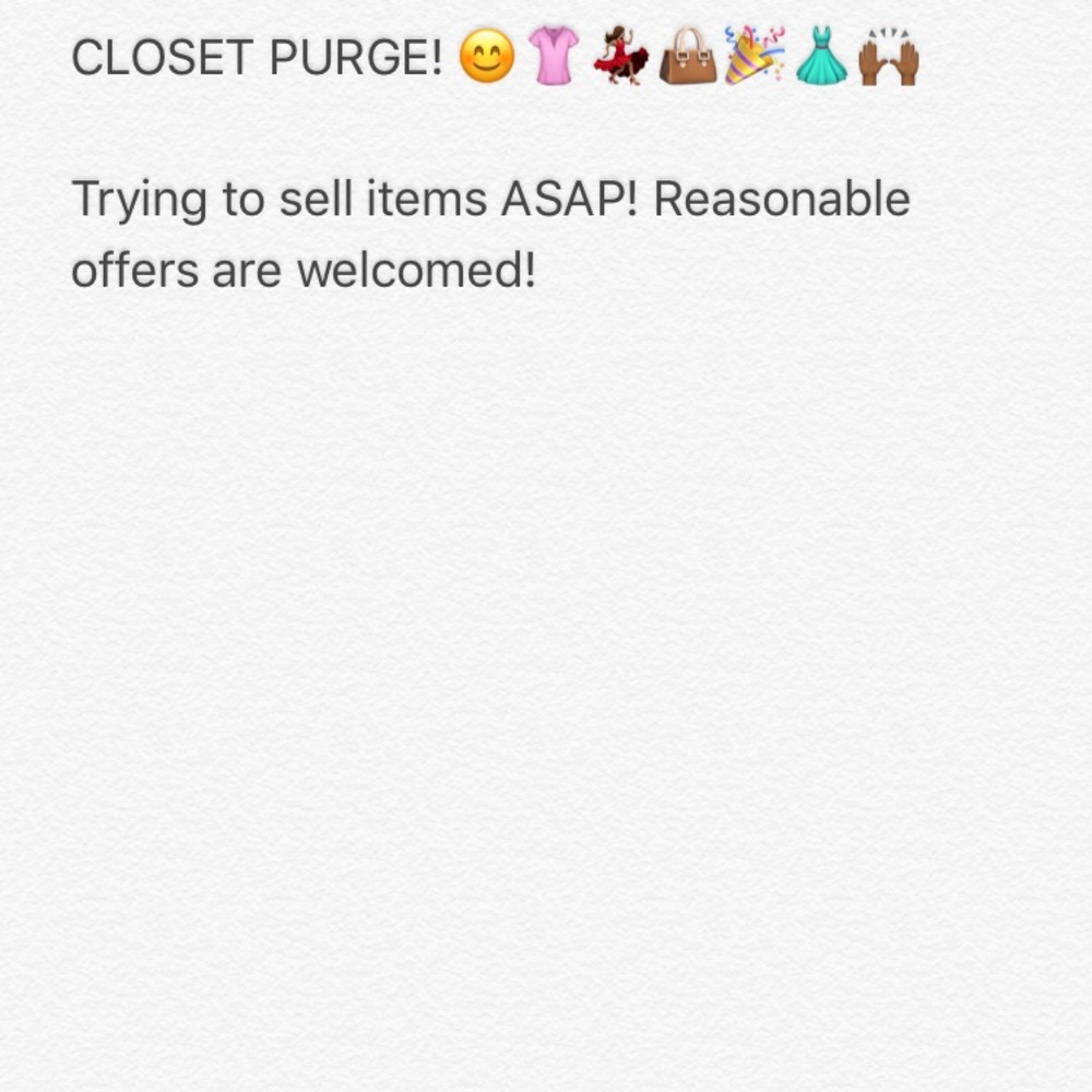 CLOSET PURGE