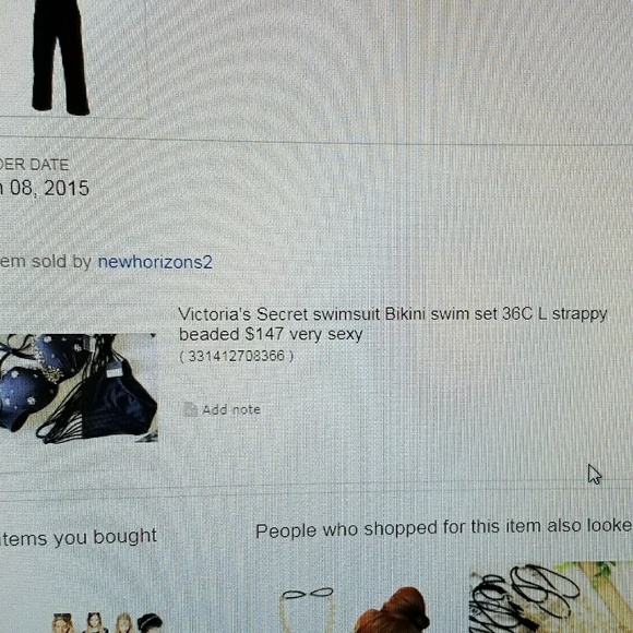 STUNNING BLACK VICTORIA'S SECRET BIKINI - Picture 8 of 8