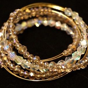 Alex and Ani Swarovski beaded bangle