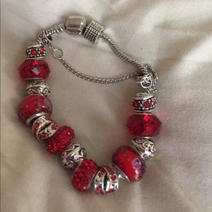 Bracelet Murano beads n charms
