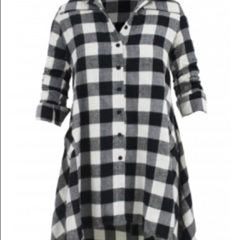 Plaid shirt dress🌟💕🍭 - Picture 2 of 2