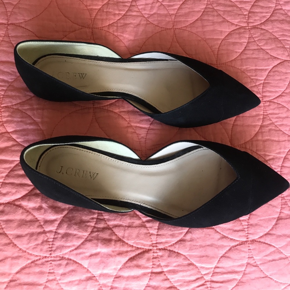 J. Crew D'orsey Black Flat