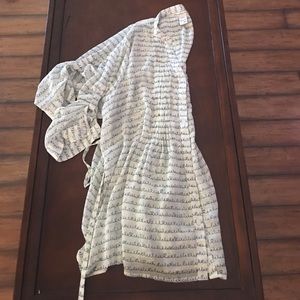 Sheer plus size tunic