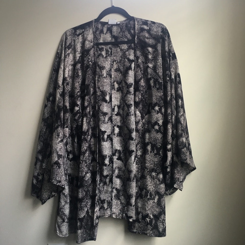 Snake Print Kimono