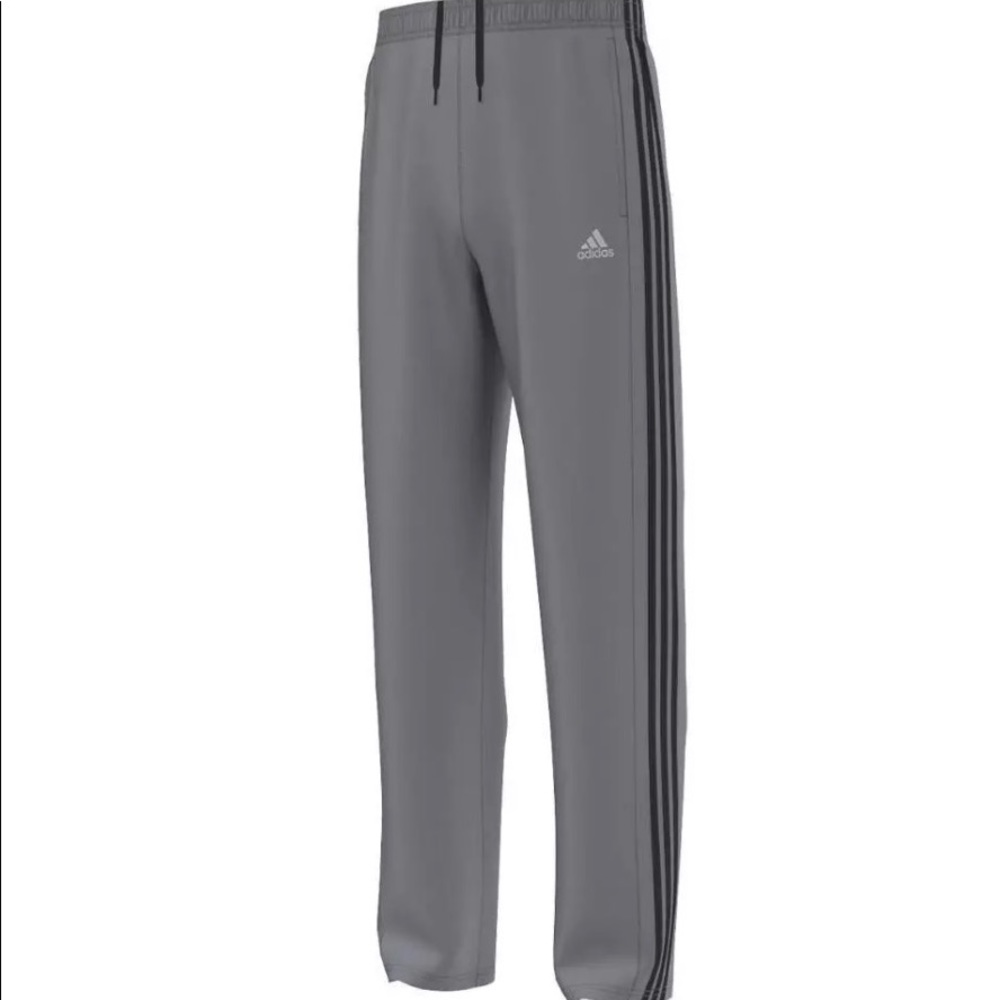 Adidas Men's Essential Track Pant Grey/Black XL