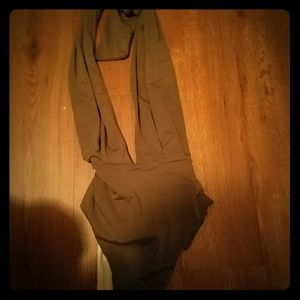 Olive green monokini