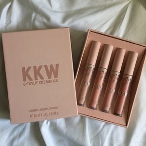KKWxKylie nude liquid lip creams