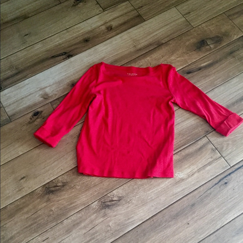 Red cotton top