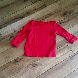 Red cotton top