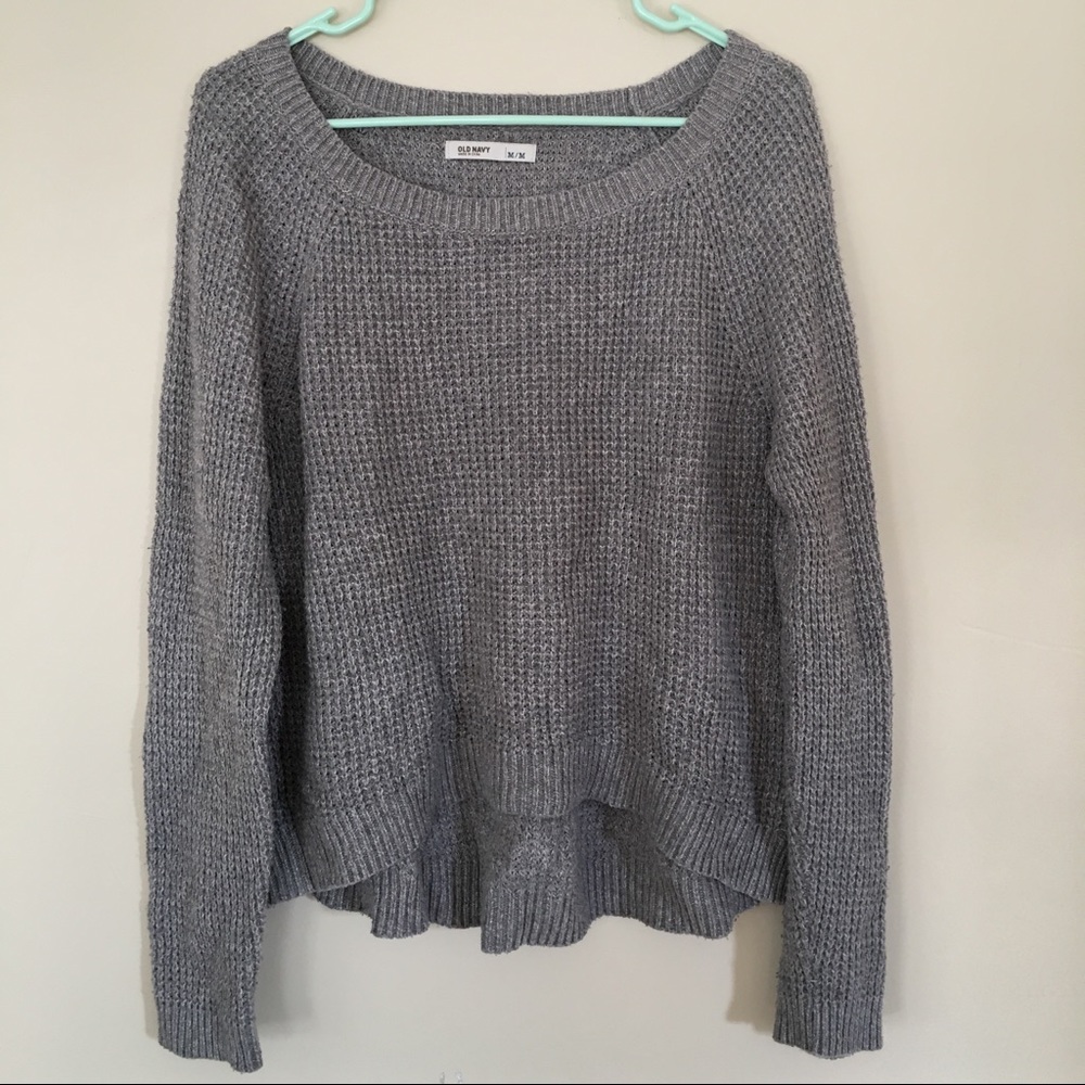 Grey Knitted Top