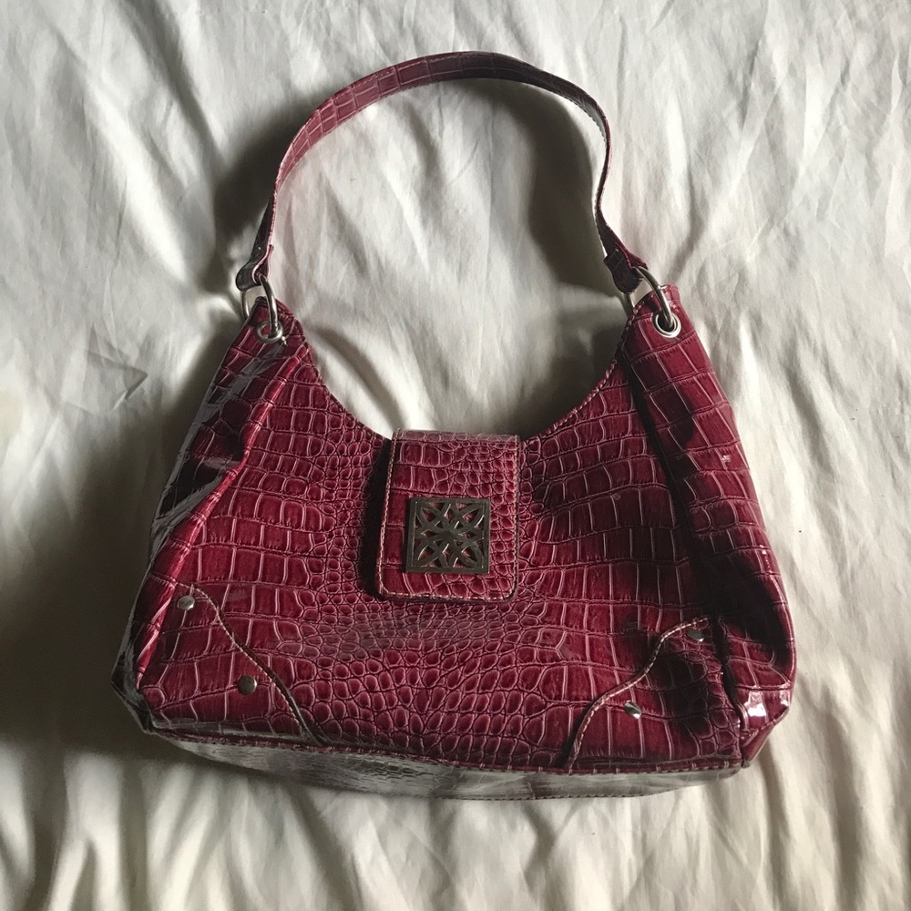 Maroon purse