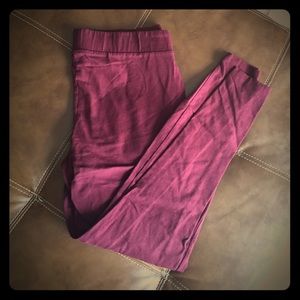 Torrid maroon leggings