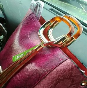 Gianni Bini genuine Pink Snakeskin