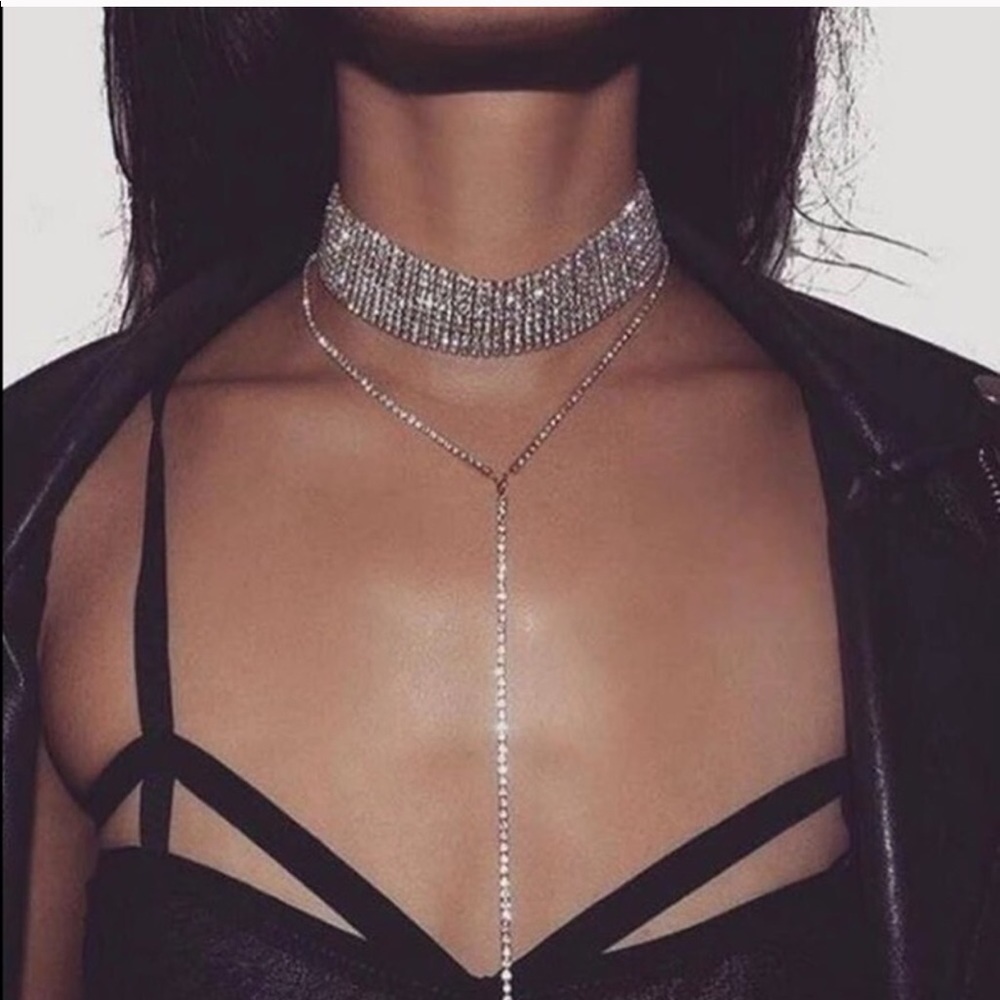 "Give me bling" choker